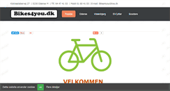 Desktop Screenshot of bikes4you.dk