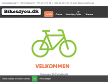 Tablet Screenshot of bikes4you.dk